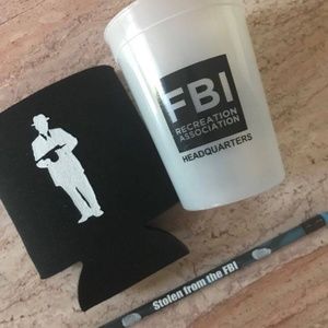 FBI Family Day souvenir Cup Pencil Hot Water